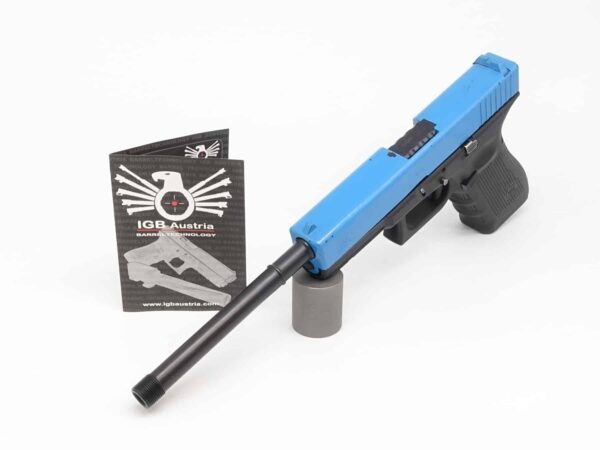 Gen 3 & 4 Glock 10" Barrels IGB Austria Match Grade Hexagonal 10" Threaded Barrel For .10 Auto, .40s&w & .45acp Calibers