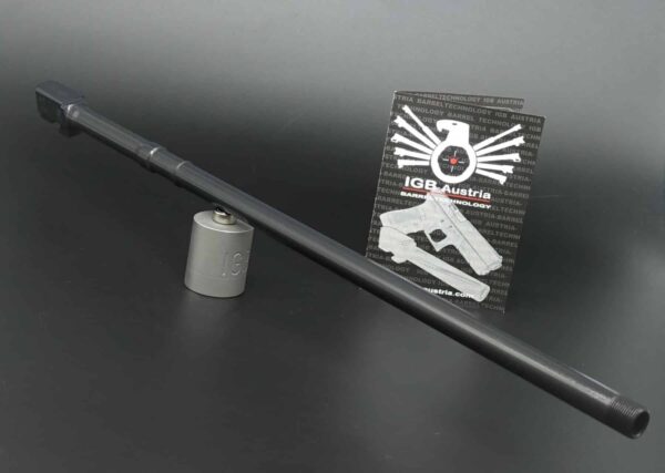 Gen 3 & 4 Glock 16" Barrel - IGB Austria Match Grade Hexagonal 16" Threaded Barrel for .10 Auto, .40S&W & .45ACP Calibers