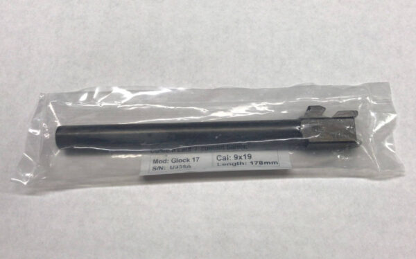 Gen 3 & 4 Glock Threaded Barrel & Fluted Barrel Standard Length - Match Grade Hexagonal Profile by IGB Austria