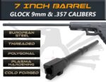 Gen 3 & 4 Glock 7.5" Barrels IGB Austria Match Grade Polygonal 7.5" Threaded Barrel for .9mm & .357Sig Calibers