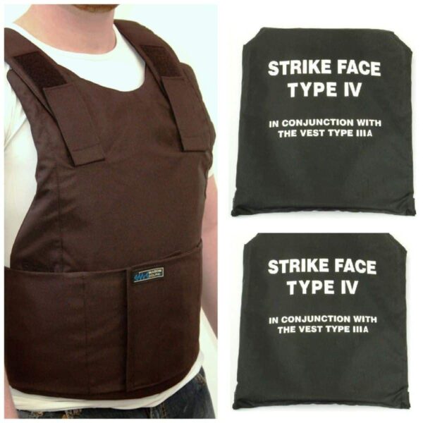 External Body armor protection level III-A with option for detachable add-ons