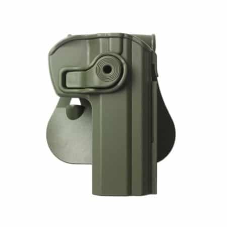 IMI-Z1330 - CZ 75/75 B Compact/75 Omega/CZ75 BD/CZ 85 Holster - Has an option to detach a single Mag Pouch