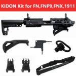 IMI Defense KIDON Innovative Pistol to Carbine Platform for FN,FNP9,FNX,1911 Wide Tail