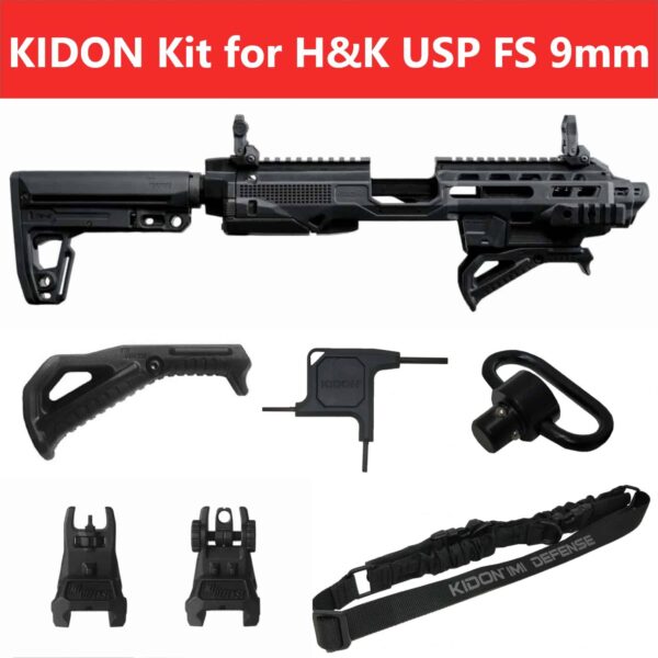 IMI Defense KIDON Innovative Pistol to Carbine Platform for H&K USP FS & Compact 9mm/.40