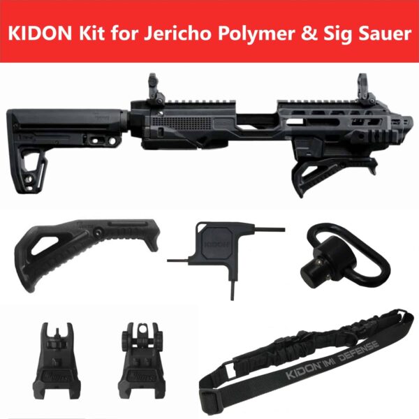 KIDON IMI Defense Innovative Pistol to Carbine Platform for Jericho Polymer Frame & Sig Sauer P320 X Five