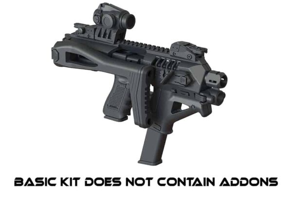 Micro Roni Gen 4 (G4) CAA Industries PDW Converter for Generation 3,4,5 Glock 17,22,31,19,19X, 23 & 32 - MCK is not a CAA Israel product!