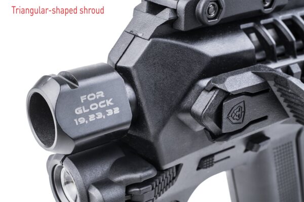 Micro Roni Gen 4 (G4) CAA Industries PDW Converter for Generation 3,4,5 Glock 17,22,31,19,19X, 23 & 32 - MCK is not a CAA Israel product!