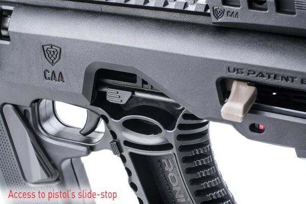 Micro Roni Gen 4 (G4) CAA Industries PDW Converter for Generation 3,4,5 Glock 17,22,31,19,19X, 23 & 32 - MCK is not a CAA Israel product!