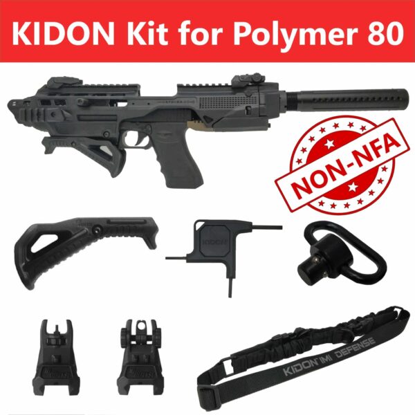 KIDON NON-NFA for Polymer 80 Frames PF940v2, PF940Cv1, PF940CL, PFC9, PFS9 & Beretta APX (IMI Defense)