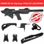 KIDON NON-NFA for Sig Sauer P226, P226 TacOps, P226 MK25, P226 Nitron, 227, 229, SP2022, Mosquito (IMI Defense)
