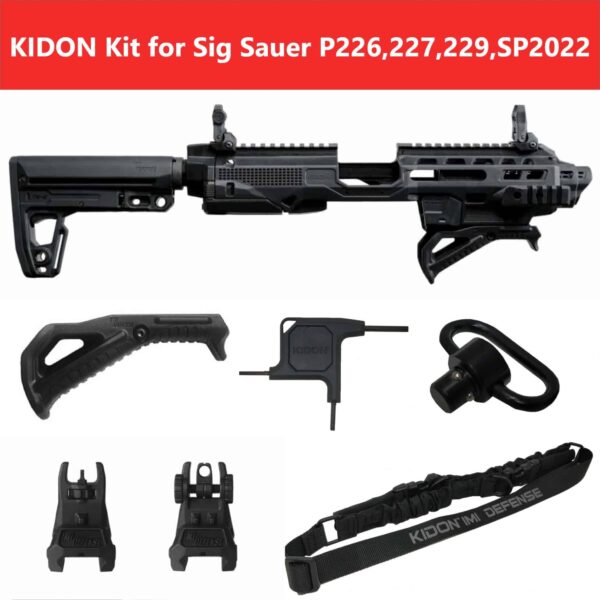 KIDON IMI Defense Innovative Pistol to Carbine Platform for Sig Sauer P226,227,229,SP2022