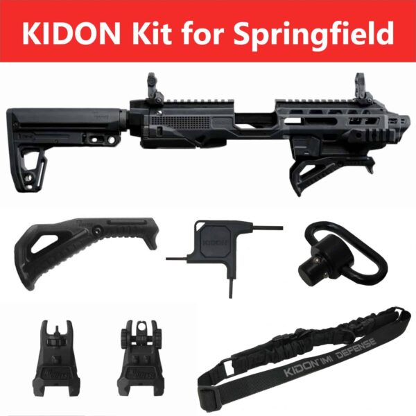 IMI Defense KIDON Innovative Pistol to Carbine Platform for Springfield XD & HS2000