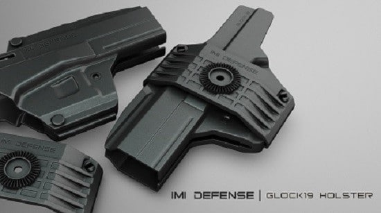 Z8019 IMI Defense MORF-X3 Revolutionary Polymer Holster for Glock 19