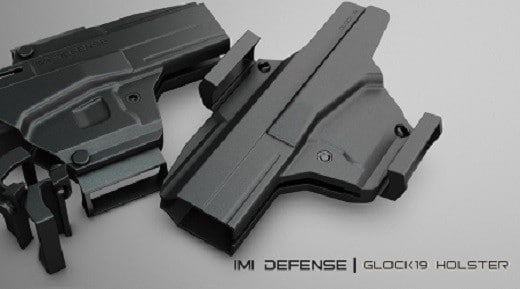 Z8019 IMI Defense MORF-X3 Revolutionary Polymer Holster for Glock 19