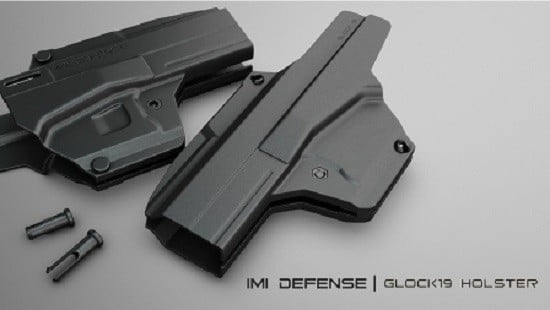 Z8019 IMI Defense MORF-X3 Revolutionary Polymer Holster for Glock 19