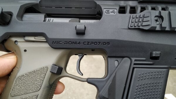 Micro Roni Gen 4 CAA Gearup PDW Converter for Gen 1 & 2 CZ P07 and CZ P09