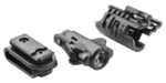 MLA CAA Gearup 4 in 1 Modular Flashlight Adapter - Attaches to the Belt, Pistol Mounted, Hand Held and Fits Micro Roni