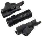 MRFL CAA Industries Micro Roni Integral Front 500 & 600 Lumens Flashlight for Both Left and Right Users