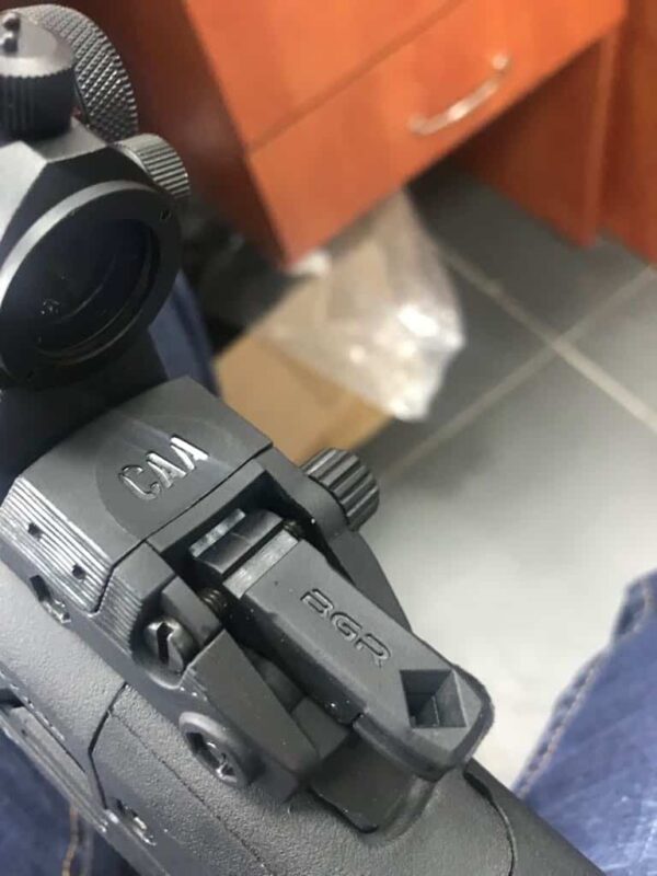 BGF + BGR CAA Picatinny Front and Rear Flip-Up Sights (New)