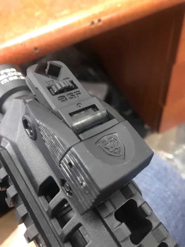 BGF + BGR CAA Picatinny Front and Rear Flip-Up Sights (New)