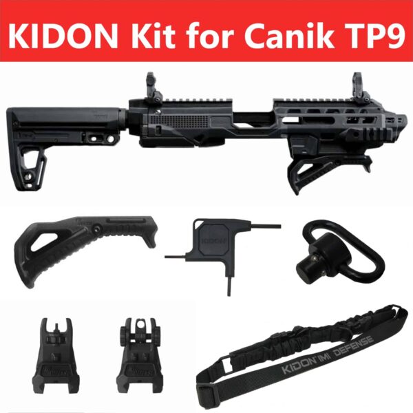 IMI Defense KIDON Innovative Pistol to Carbine Platform for Canik TP9 – TP9SFX, TP9SF, TP9SA, TP9SF Elite-S, TP9SF Elite, TP9SF Elite Combat