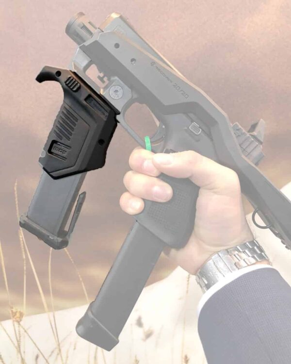 Recover Tactical MG45 Glock 10mm/45ACP Magazine Holder & Angled Foregrip (Non-NFA Foregrip)