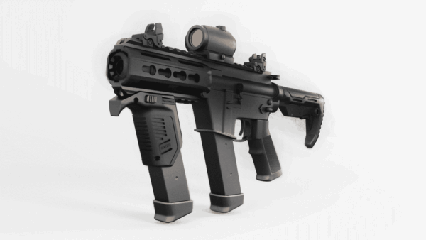 Recover Tactical MG45 Glock 10mm/45ACP Magazine Holder & Angled Foregrip (Non-NFA Foregrip)