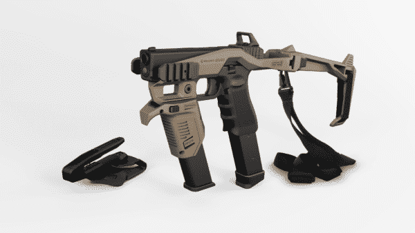 Recover Tactical MG45 Glock 10mm/45ACP Magazine Holder & Angled Foregrip (Non-NFA Foregrip)