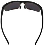 KIRO Shooting Glasses for Tactical and Everyday Use with Blue Lenses (Semi-Rimless Frame)