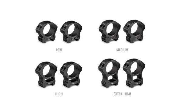 PR30-XH Vortex Optics Pro Series 30 MM Rings - Ring Height Extra High