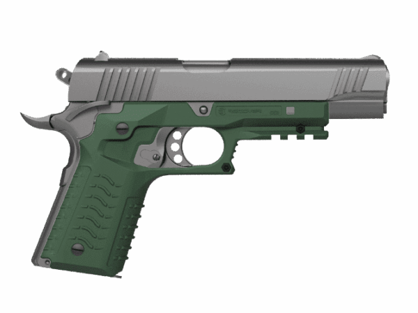 Recover Tactical CC3H Grip and Rail System for the 1911