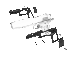 Recover Tactical CC3P Grip and Rail System for the 1911