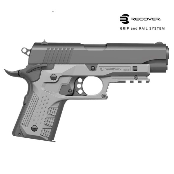 Recover Tactical CC3C Grip and Rail System for the Compact 1911 (Officer’s Sized 1911)