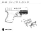 Recover Tactical GR26 Rail Adapter For The Glock 26 and 27
