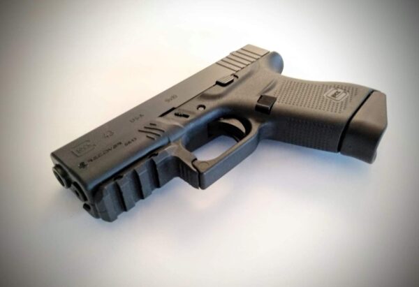 Recover Tactical GR43 Rail Adapter For The Glock 43 43X and 48 (NOT FOR MOS THAT ALREADY HAS A RAIL)