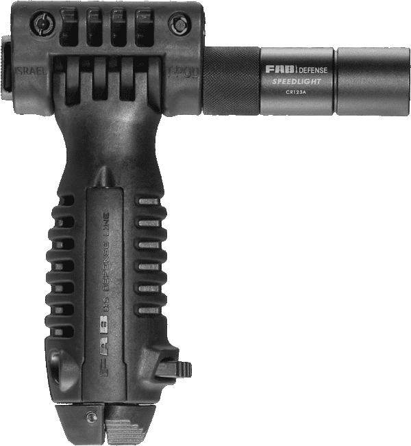 Clearance Sale! T-POD SL Fab Defense Tactical foregrip Bipod with built in tactical light
