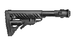 M4 AKS P SB - FAB M4 Folding Collapsible Buttstock with Shock Absorber for AKS-74U (krinkov)