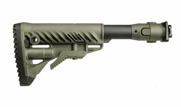 M4 AKS P SB - FAB M4 Folding Collapsible Buttstock with Shock Absorber for AKS-74U (krinkov)