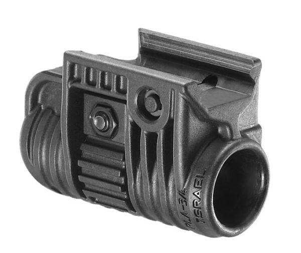 PLA 3/4' FAB Flashlight Picatiny Rail Adaptor 3/4 Diameter