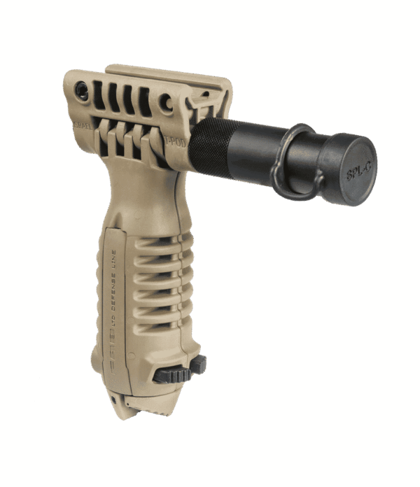 Clearance Sale! T-POD SL Fab Defense Tactical foregrip Bipod with built in tactical light
