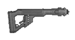 UAS-AKP FAB Tactical Folding Buttstock with Cheek Piece for AKM 47 (POLYMER JOINT)