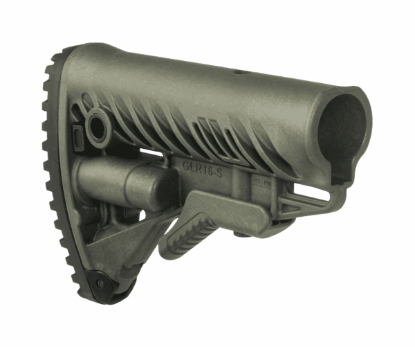 GLR-16 Fab Defense AR15M16M4 Tactical Buttstock w/ Waterproof Storage Compartment