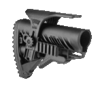 GLR-16 PCP Fab Defense M4/M16/AR15 Tactical Buttstock w/ Picatinny Cheek Rest