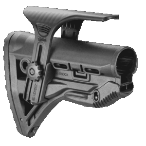 GL-Shock CP FAB AR15 M16 M4 Shock absorbing Buttstock With Adjustable Cheek Rest