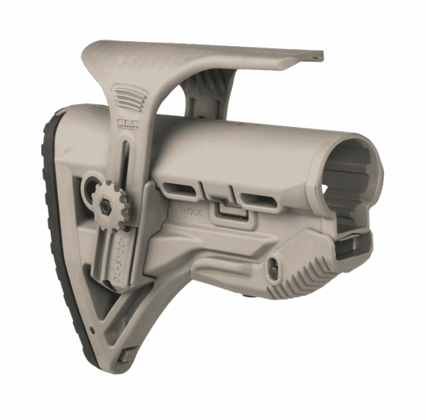 GL-Shock CP FAB AR15 M16 M4 Shock absorbing Buttstock With Adjustable Cheek Rest