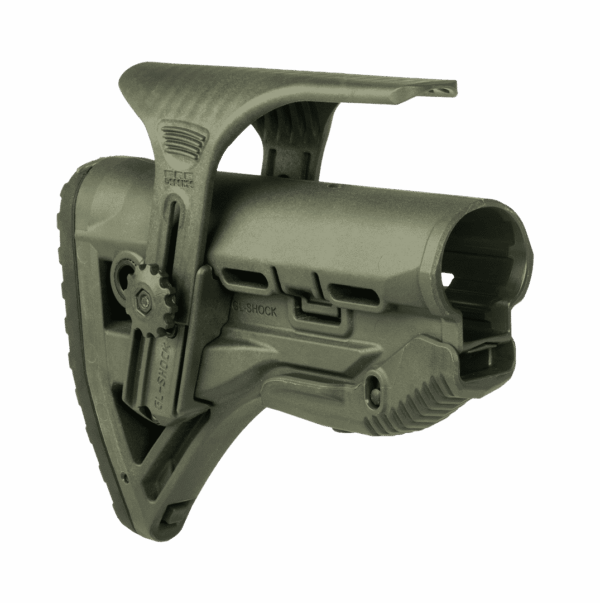 GL-Shock CP FAB AR15 M16 M4 Shock absorbing Buttstock With Adjustable Cheek Rest