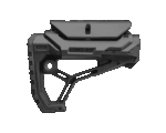 GL-CORE CP Fab Defense Buttstock with Adjustable Cheek-Rest for M4/M16/AR15 (MIl Spec & Commercial Tubes)