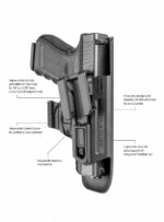 Scorpus Covert G9 a Great Fab Defense Thinnest Inside Waistband Holster for Glock 17, 19, 19X, 22, 23, 26, 27, 31, 32 & 33