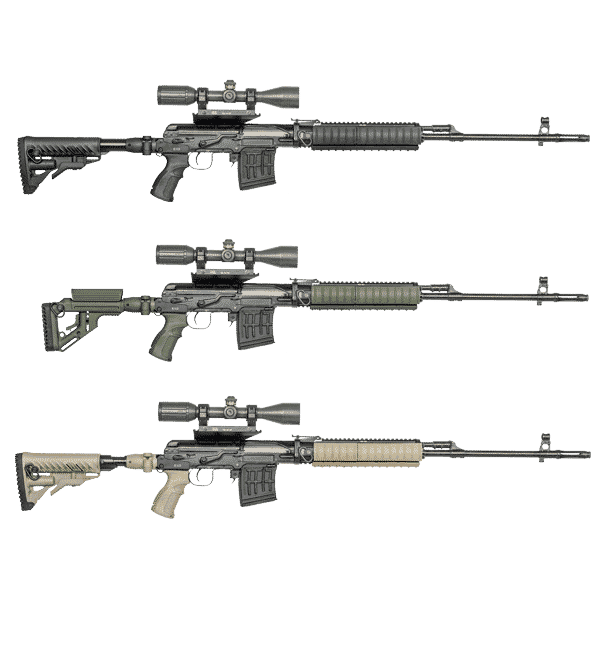UAS-SVD Fab Defense Side Folding Buttstock With Integrated Cheek Rest for SVD