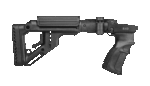 UAS-SVD Fab Defense Side Folding Buttstock With Integrated Cheek Rest for SVD